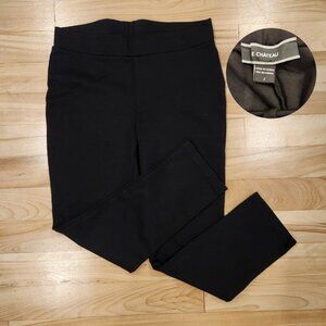 🇨🇦NWOT Sz 1 Le Chateau Black Cropped Leggings